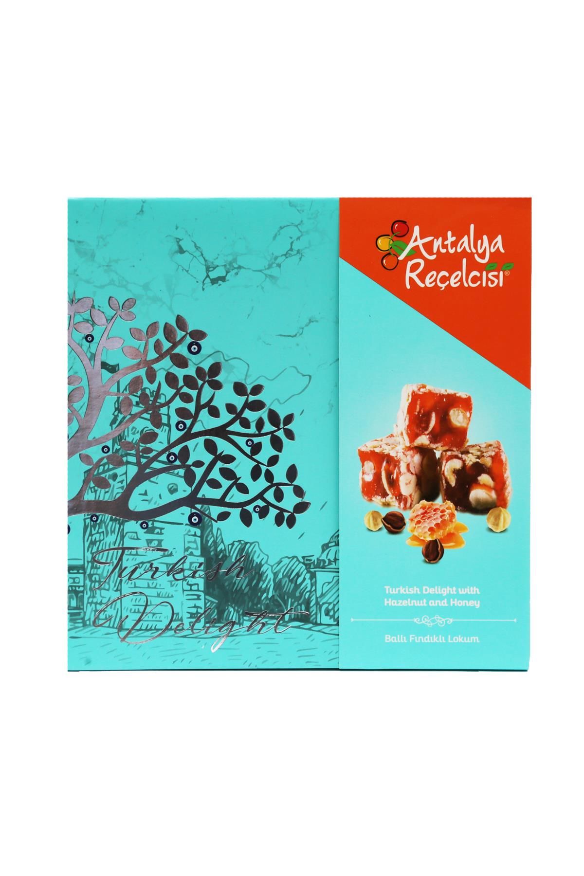 Antalya Reçelcisi Ballı Fındıklı Lokum 350 gr