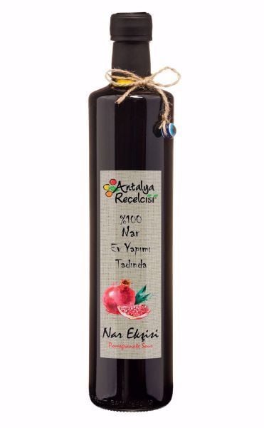 Antalya Reçelcisi %100 Nar Ekşisi Classy 750 Ml Cam Şişe