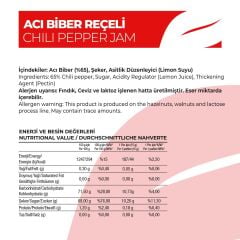 Antalya Reçelcisi Acı Biber Reçeli 290g Gurme Serisi