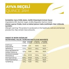 Antalya Reçelcisi Ayva Reçeli 290g Gurme Serisi