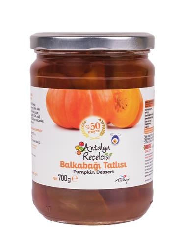 Antalya Reçelcisi Balkabağı Tatlısı 700g Klasik Seri