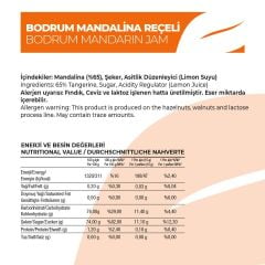 Antalya Reçelcisi Bodrum Mandalina 290g Gurme Serisi