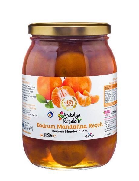 Antalya Reçelcisi Bodrum Mandalina Reçeli 1850g