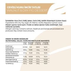 Antalya Reçelcisi Cevizli Kuru İncir Tatlısı 290g Gurme Serisi