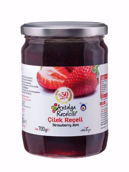 Antalya Reçelcisi Çilek Reçeli 700g Klasik Seri