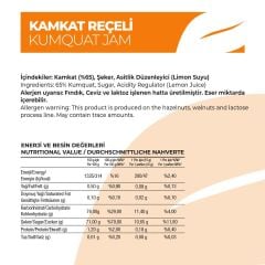 Antalya Reçelcisi Kamkat Reçeli 290g Gurme Serisi