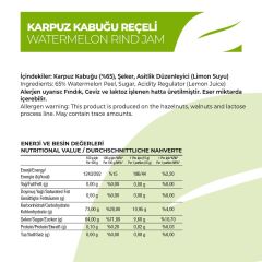 Antalya Reçelcisi Karpuz Kabuğu Reçeli 290g Gurme Serisi