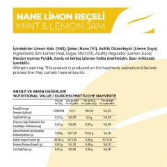 Antalya Reçelcisi Nane Limon Reçeli 290g Gurme Serisi