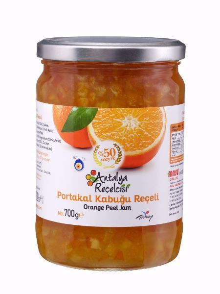 Antalya Reçelcisi Portakal Kabuğu Reçeli 700g Klasik Seri