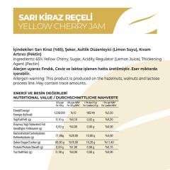 Antalya Reçelcisi Sarı Kiraz Reçeli 290g Gurme Serisi