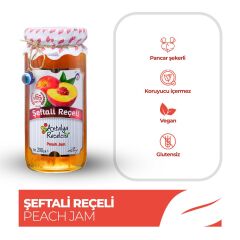 Antalya Reçelcisi Şeftali Reçeli 290g Gurme Serisi