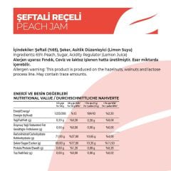 Antalya Reçelcisi Şeftali Reçeli 290g Gurme Serisi