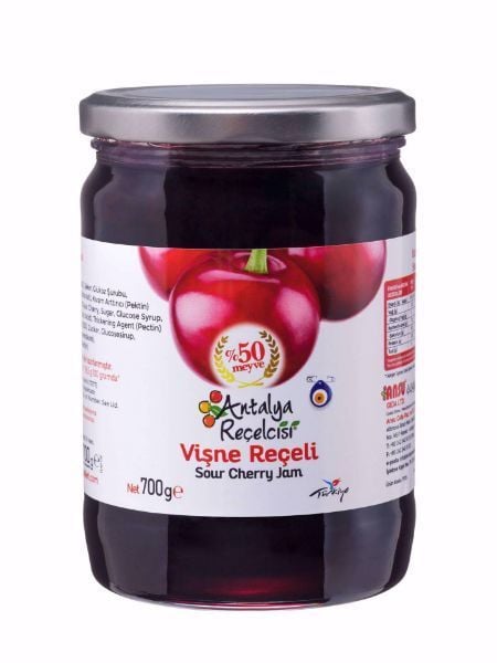 Antalya Reçelcisi Vişne Reçeli 700g Klasik Seri