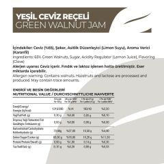 Antalya Reçelcisi Yeşil Ceviz Reçeli 290g Gurme Serisi