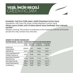 Antalya Reçelcisi Yeşil İncir Reçeli 290g Gurme Serisi