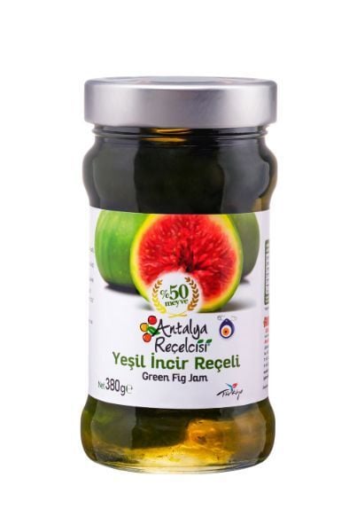 Antalya Reçelcisi Yeşil İncir Reçeli 380g Klasik Seri