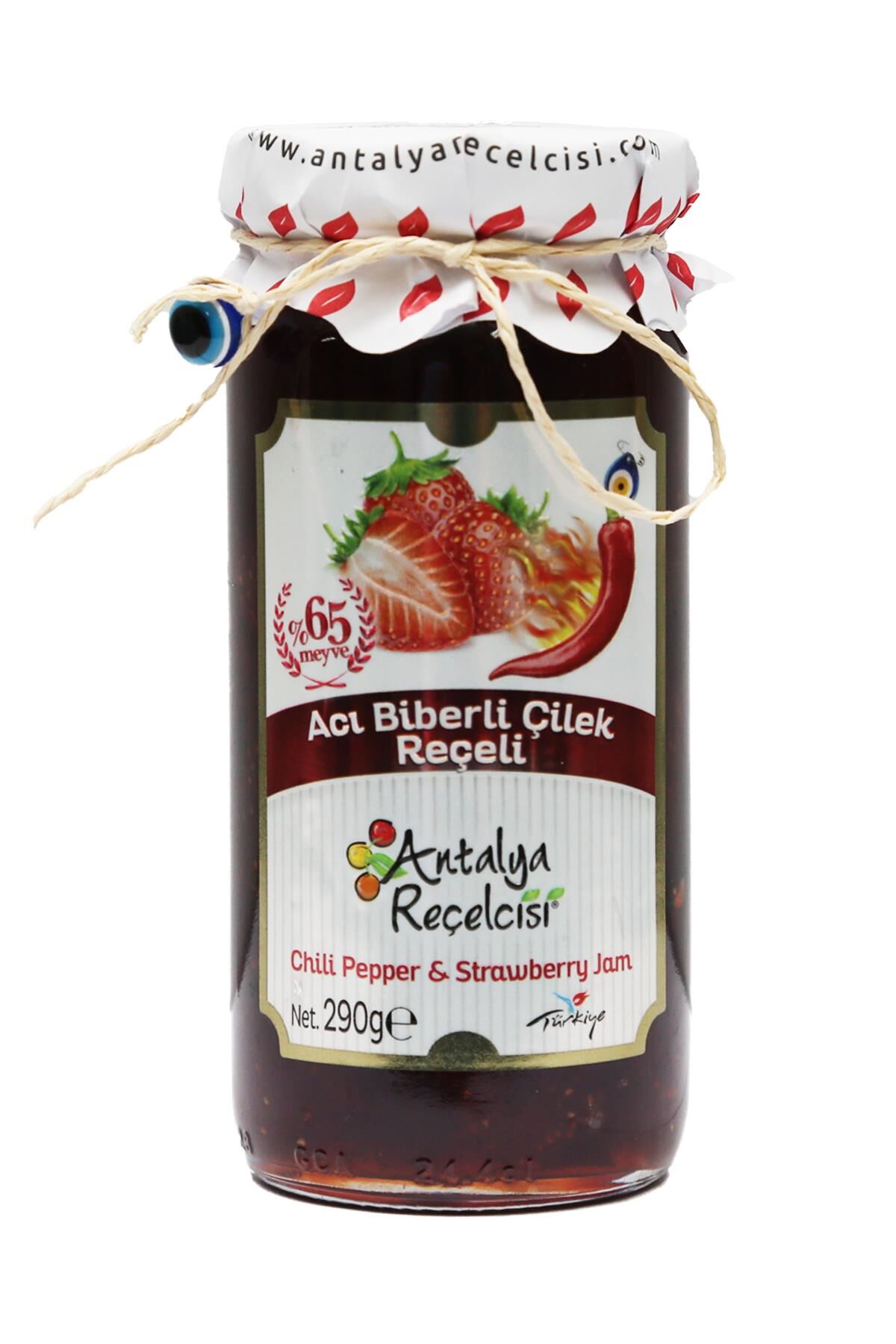 Antalya Reçelcisi Acı Biberli Çilek Reçeli 290g Gurme Serisi