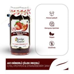 Antalya Reçelcisi Acı Biberli Çilek Reçeli 290g Gurme Serisi