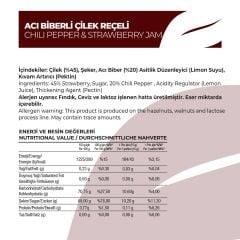 Antalya Reçelcisi Acı Biberli Çilek Reçeli 290g Gurme Serisi