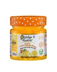 Antalya Reçelcisi Zencefilli Limon Kabuğu Reçeli 290g  Şekeri Meyveden