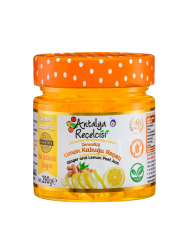 Antalya Reçelcisi Zencefilli Limon Kabuğu Reçeli 290g  Şekeri Meyveden