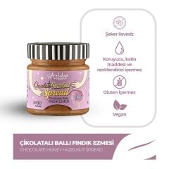 Antalya Reçelcisi 225g Çikolatalı Ballı Fındık Ezmesi | Doğal Enerji