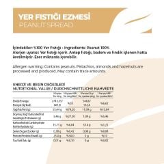 Antalya Reçelcisi 250g Yer Fıstığı Ezmesi | Glutensiz & Doğal Enerji