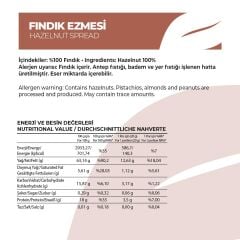 Antalya Reçelcisi 250g Fındık Ezmesi | Gerçek ve Yoğun Tat