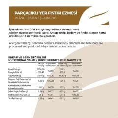 Antalya Reçelcisi 250g Sürülebilir Parçacıklı Yer Fıstığı Ezmesi