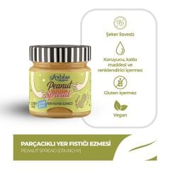 Antalya Reçelcisi 225g Sürülebilir Parçacıklı Yer Fıstığı Ezmesi