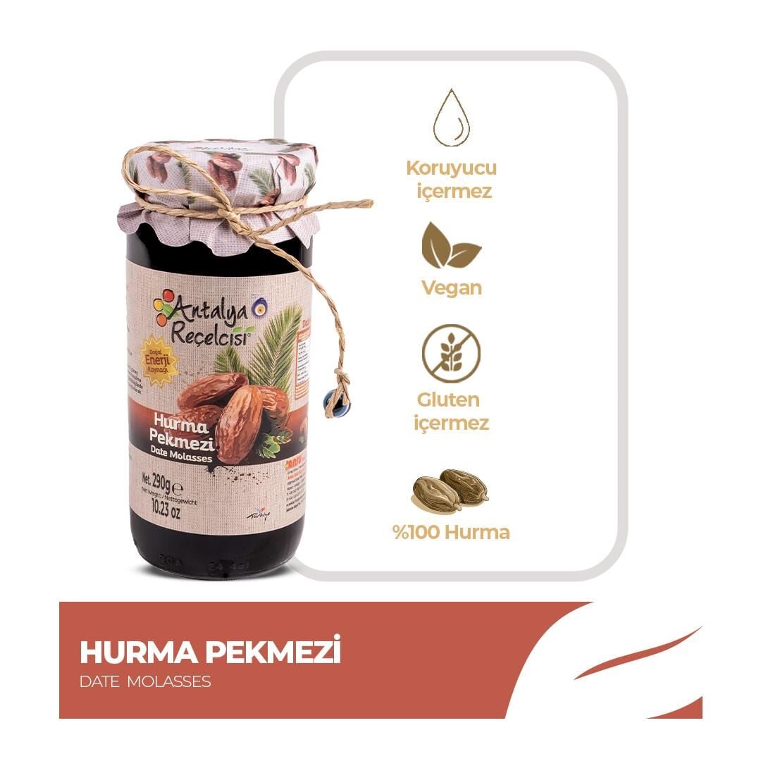 Antalya Reçelcisi 290g Hurma Pekmezi | Geleneksel Lezzet