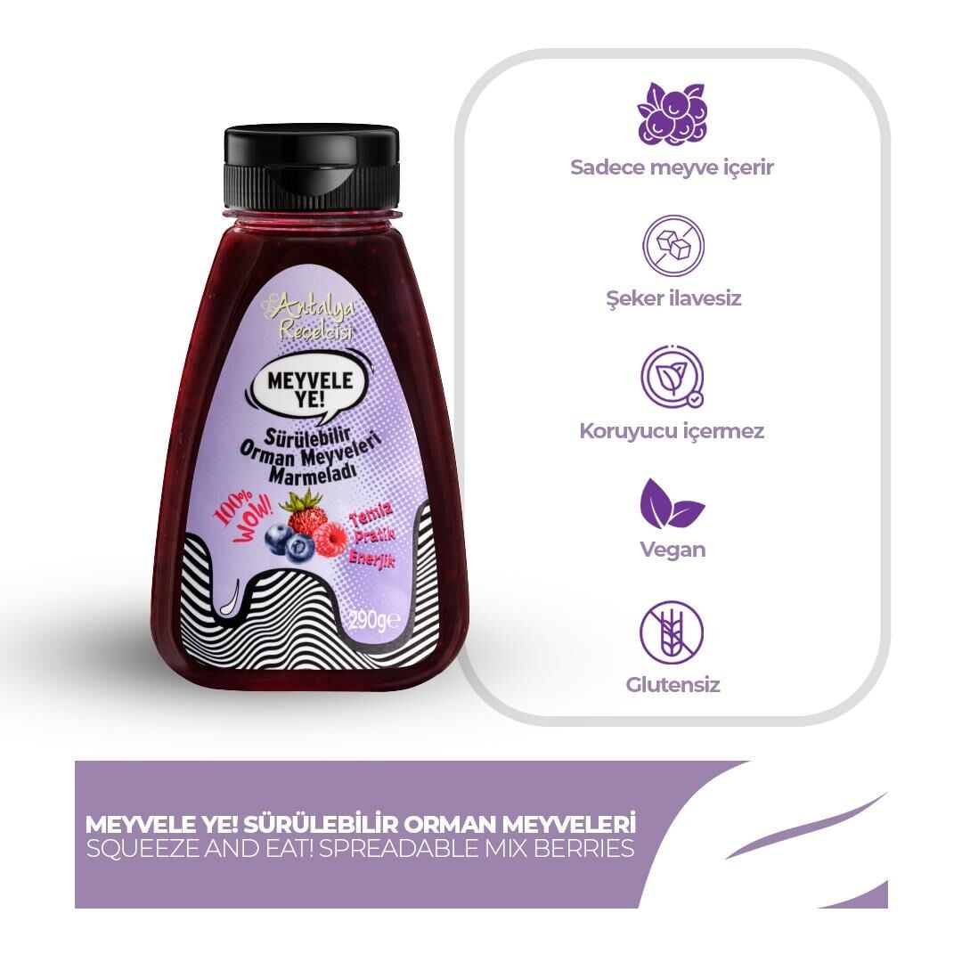 Meyvele Ye! Orman Meyveleri Marmeladı | Antalya Reçelcisi