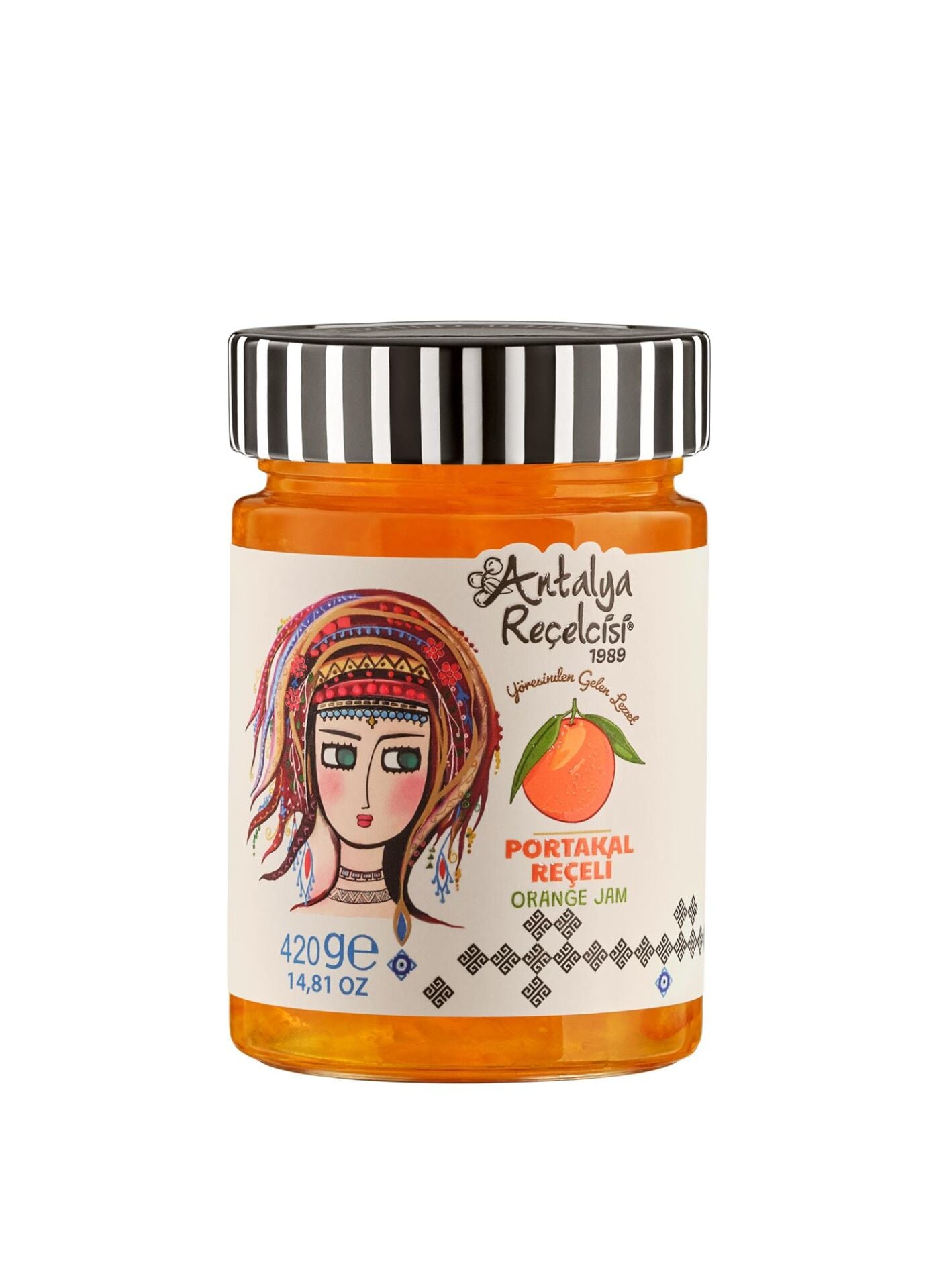 Antalya Reçelcisi Portakal Reçeli 420g Yörük Seri