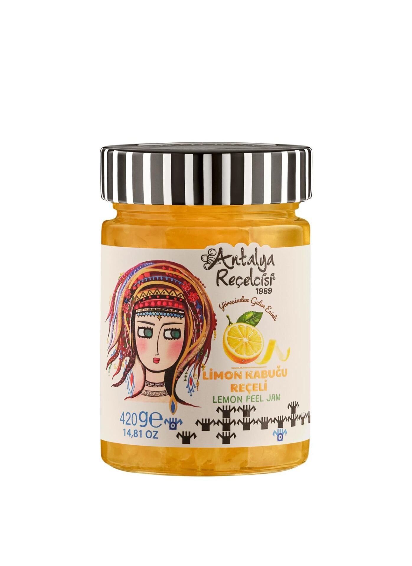 Antalya Reçelcisi Limon Kabuğu Reçeli 420g Yörük Seri
