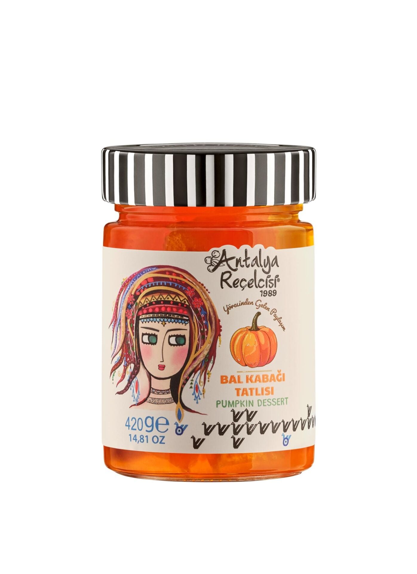 Antalya Reçelcisi Balkabağı Tatlısı 420g Yörük Seri
