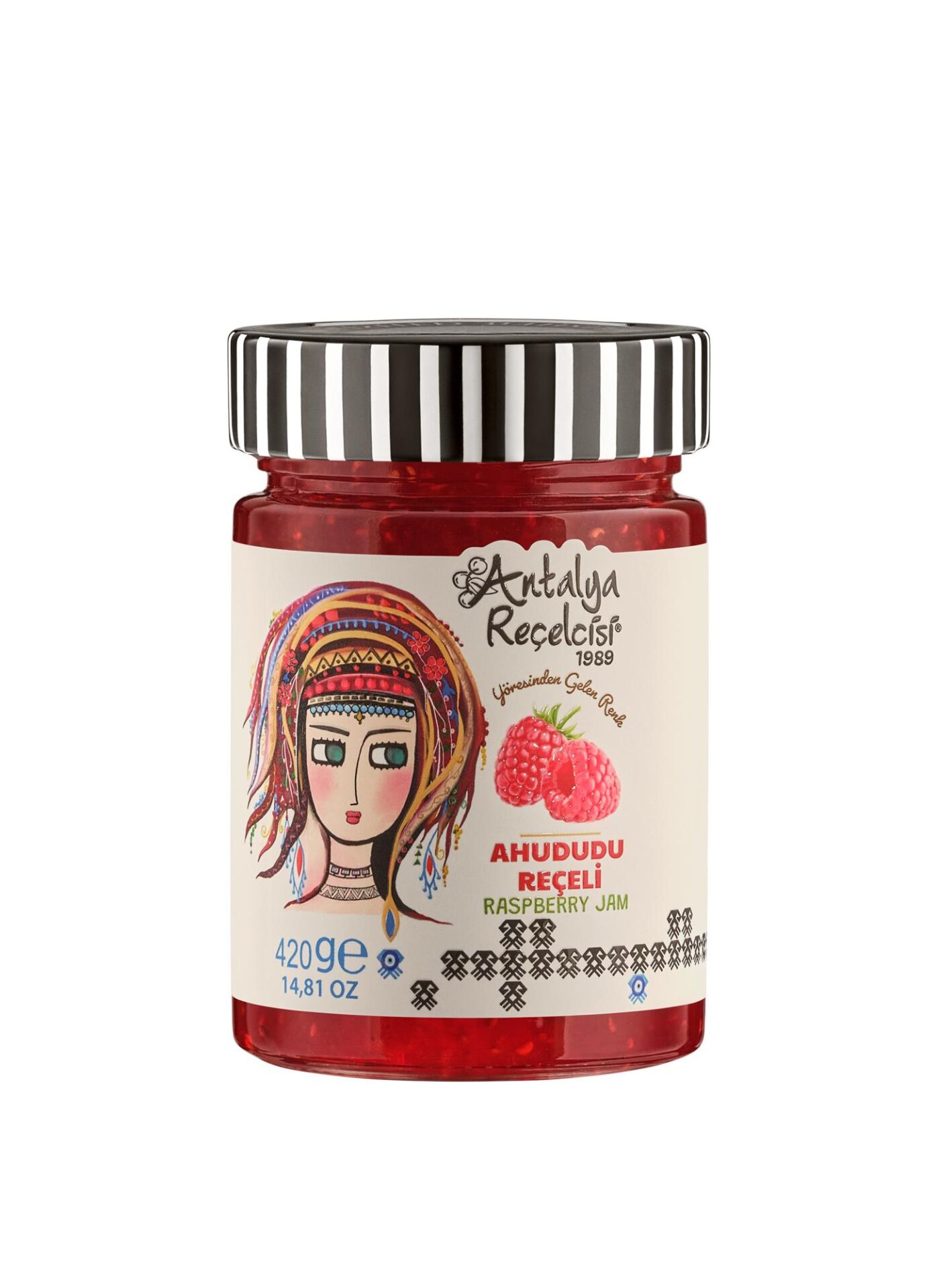 Antalya Reçelcisi Ahududu Reçeli 420g Yörük Seri