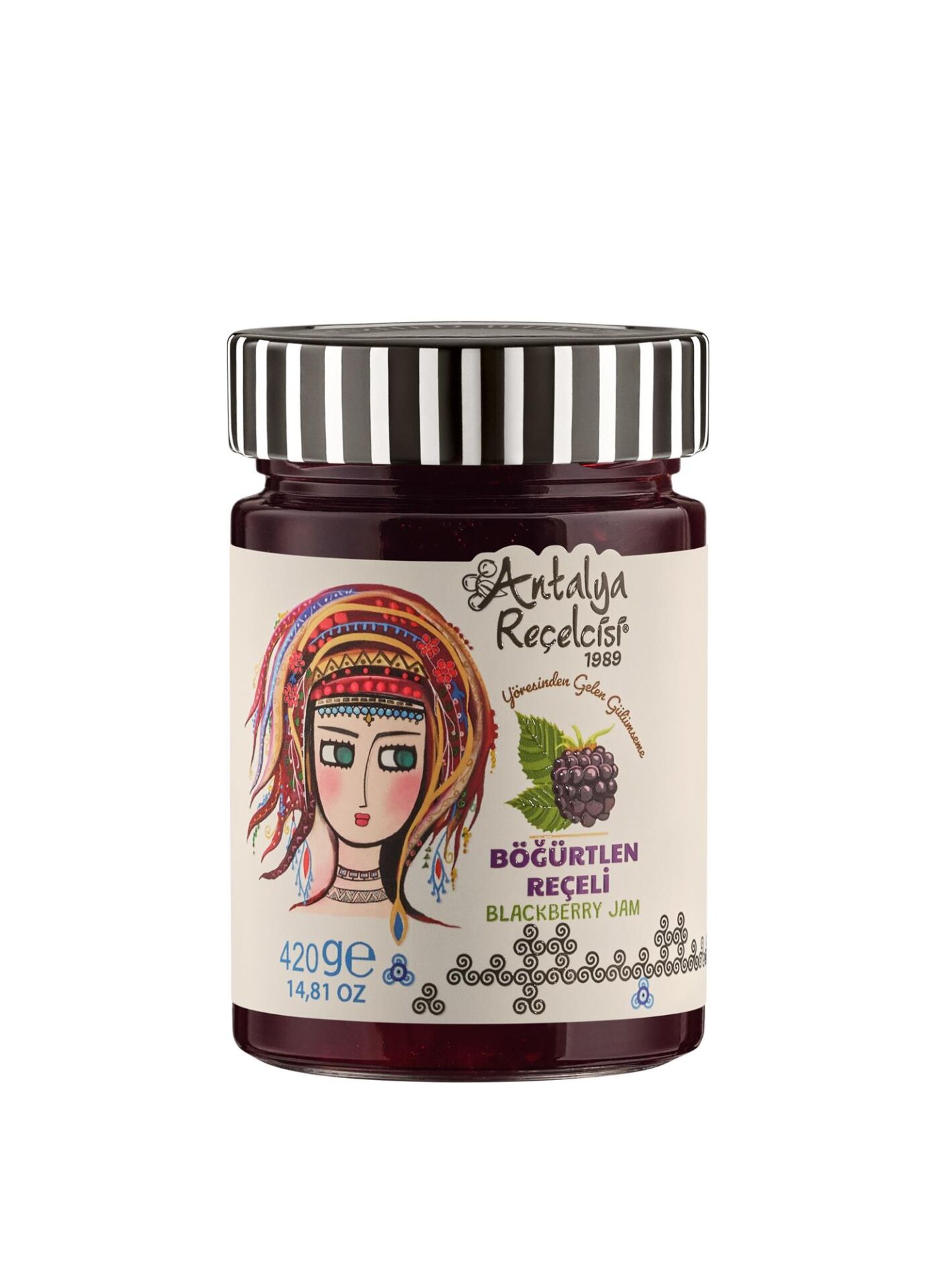 Antalya Reçelcisi Böğürtlen Reçeli 420 g Yörük Seri