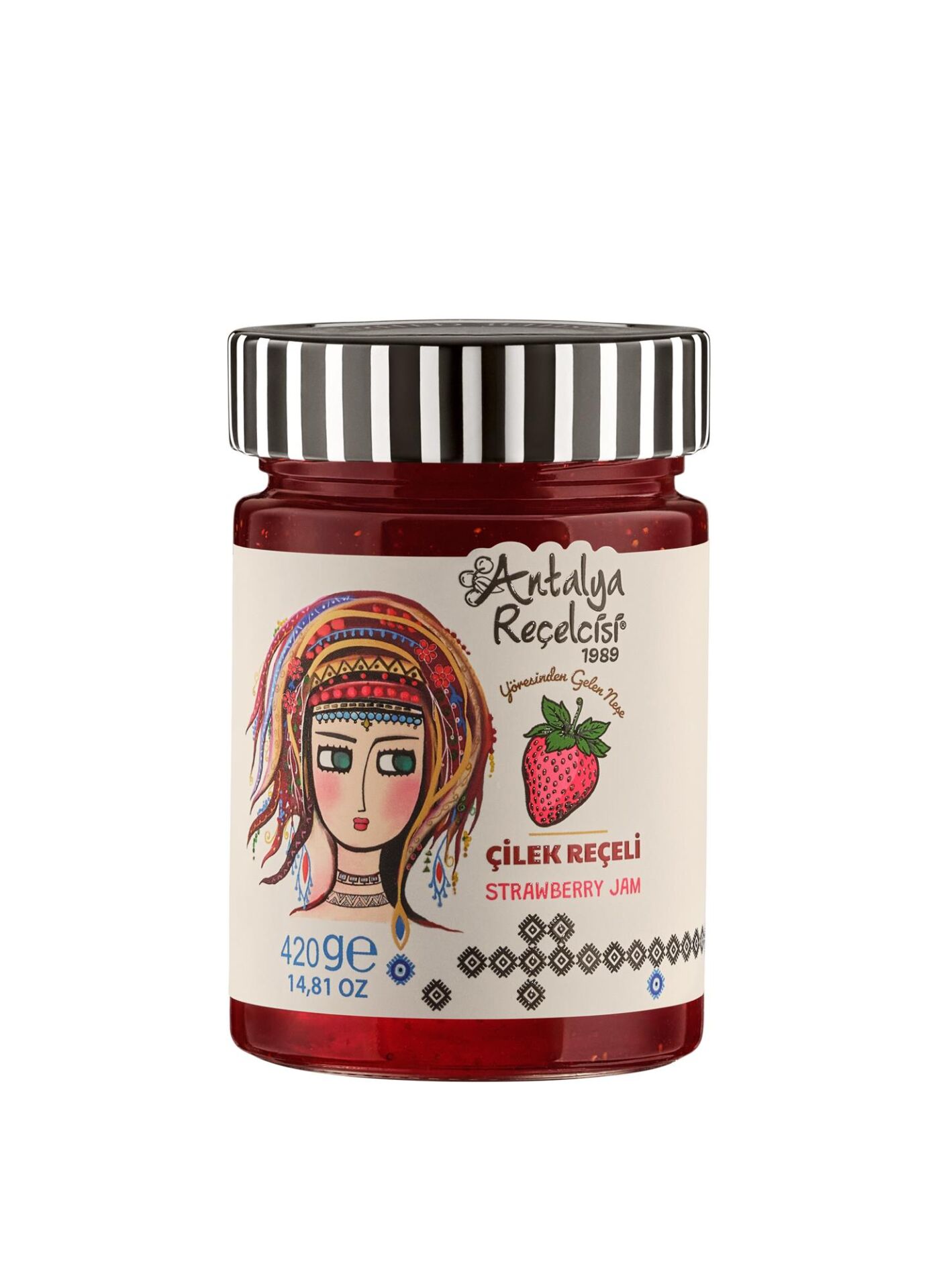 Antalya Reçelcisi Çilek Reçeli 420g Yörük Seri