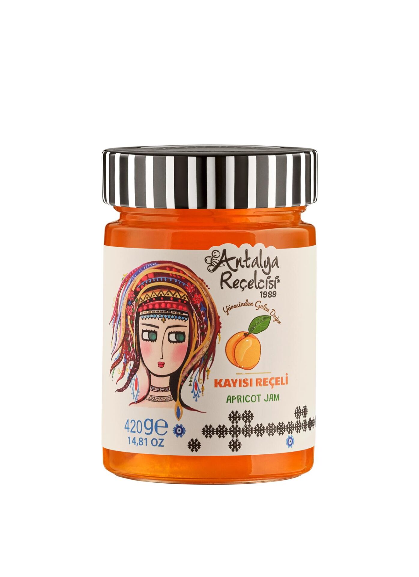 Antalya Reçelcisi Kayısı Reçeli 420g Yörük Seri