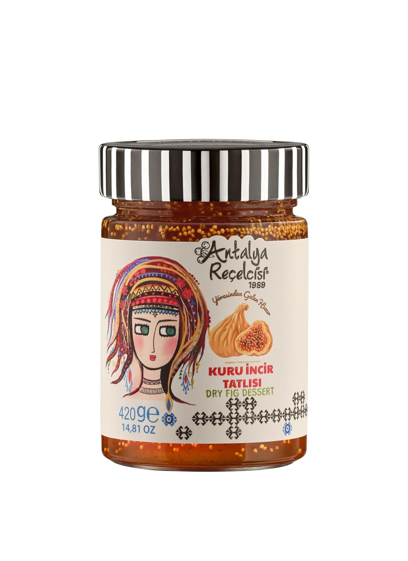 Antalya Reçelcisi Kuru İncir Tatlsı 420g Yörük Seri