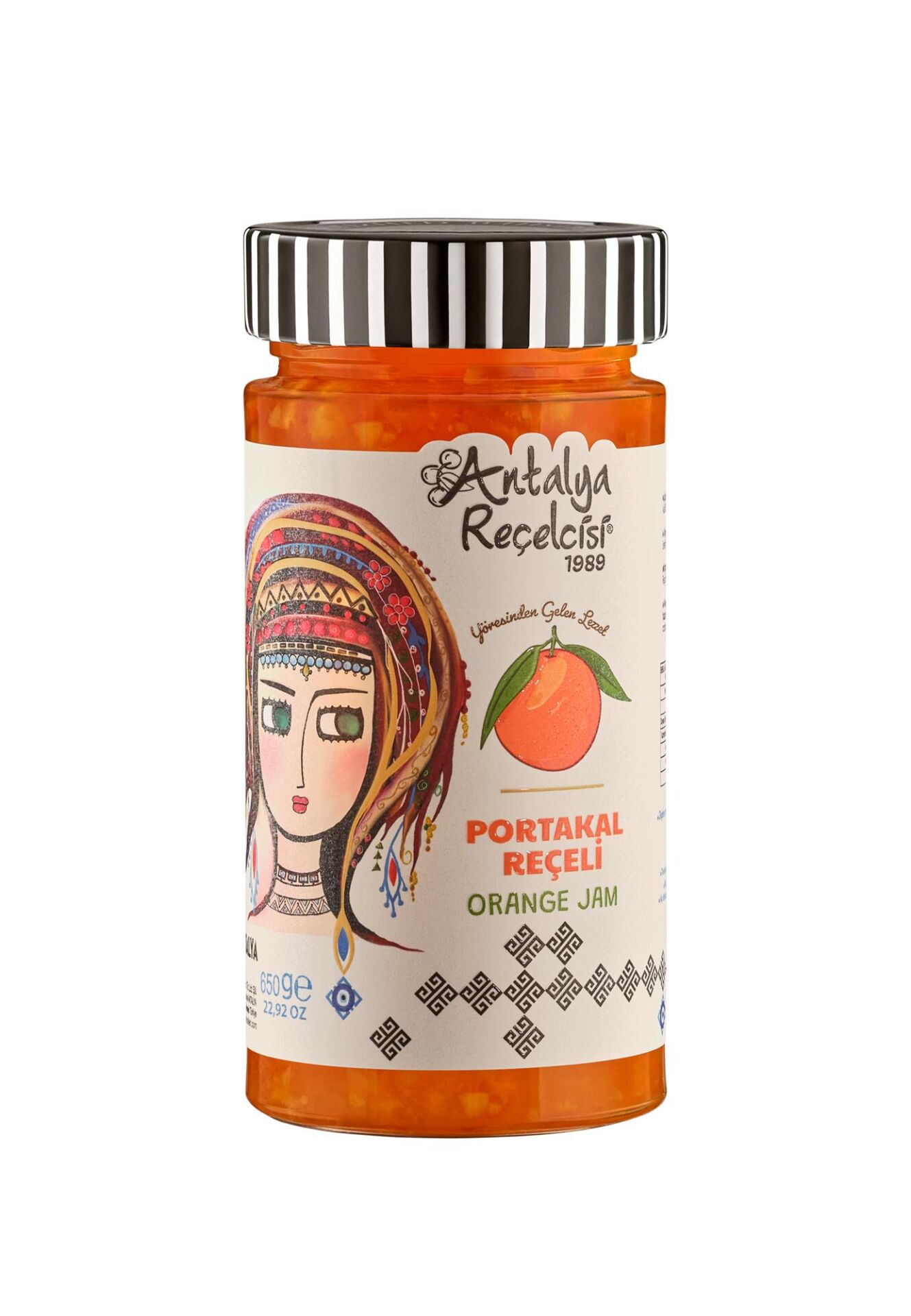 Antalya Reçelcisi Portakal Reçeli 650g Yörük Seri