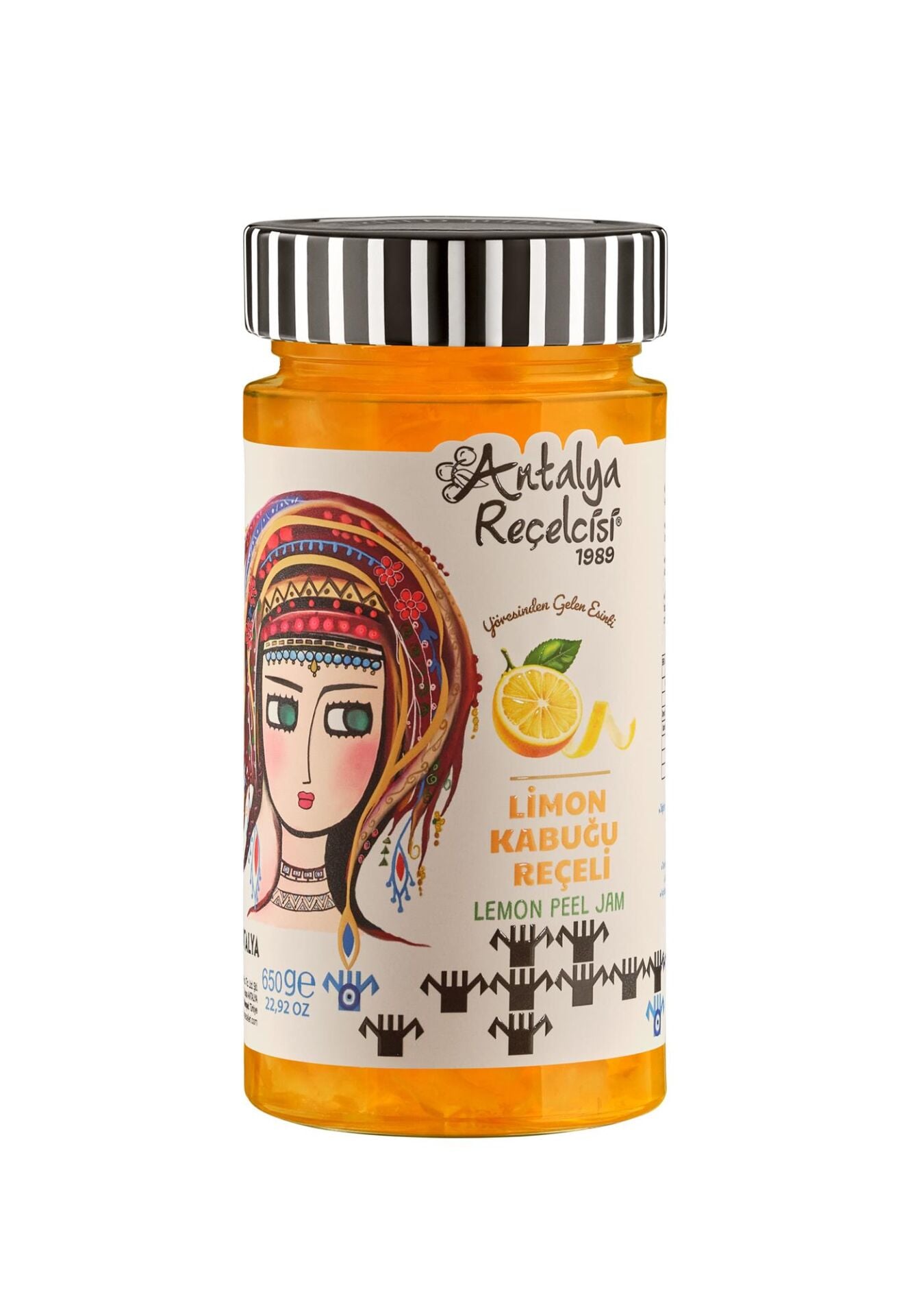 Antalya Reçelcisi Limon Kabuğu Reçeli 650g Yörük Seri