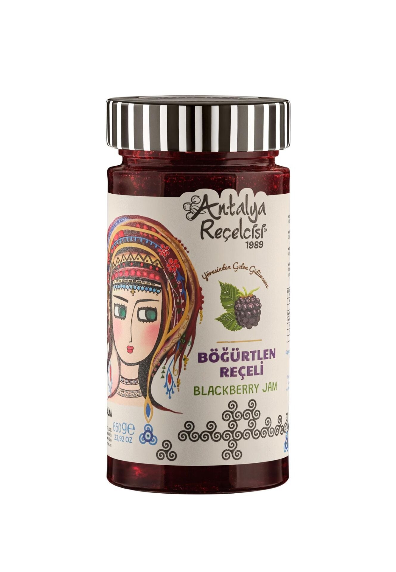 Antalya Reçelcisi Böğürtlen Reçeli 650g Yörük Seri