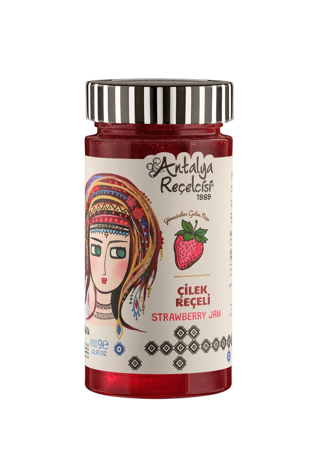 Antalya Reçelcisi Çilek Reçeli 650g Yörük Seri