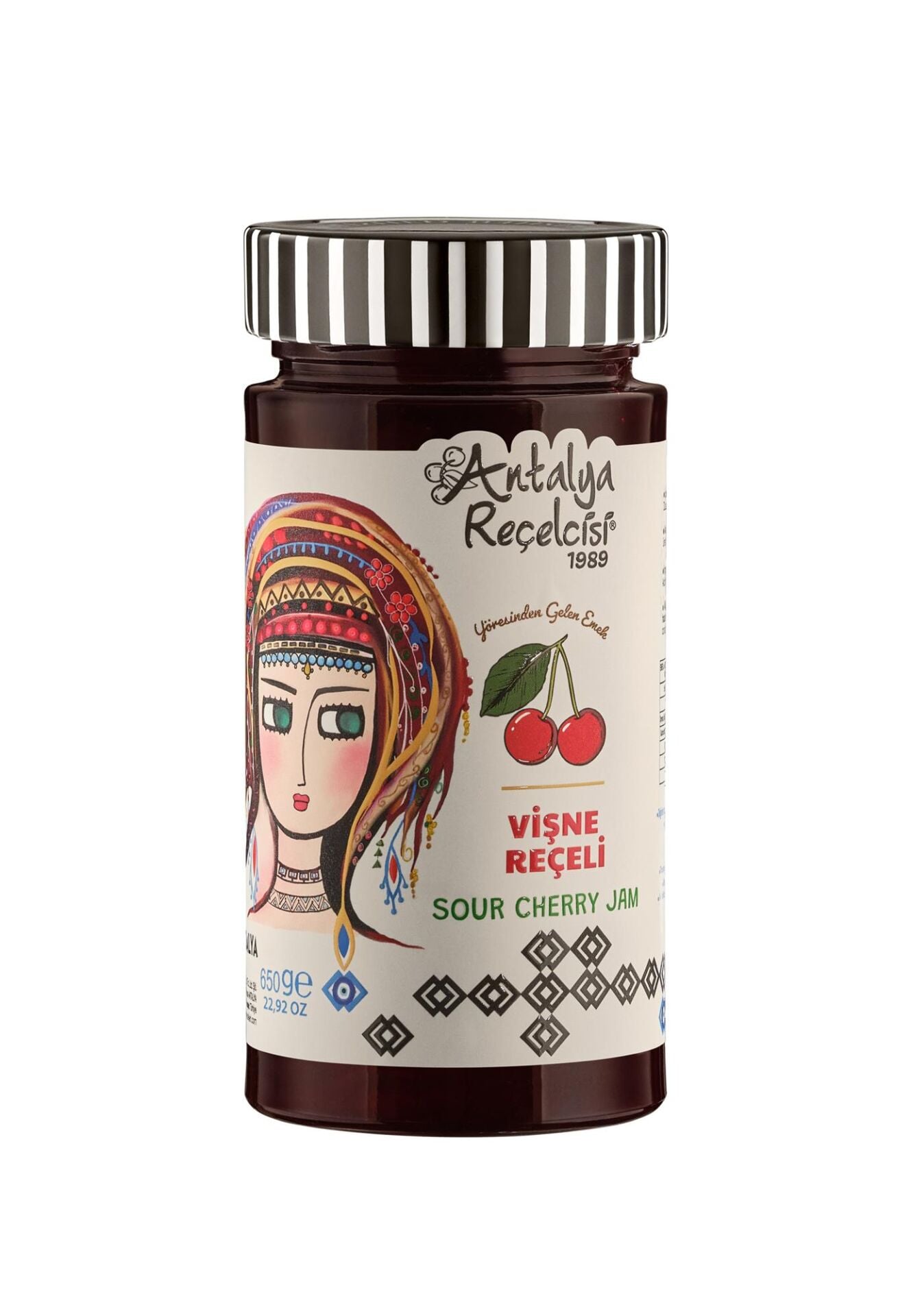 Antalya Reçelcisi Vişne Reçeli 650g Yörük Seri