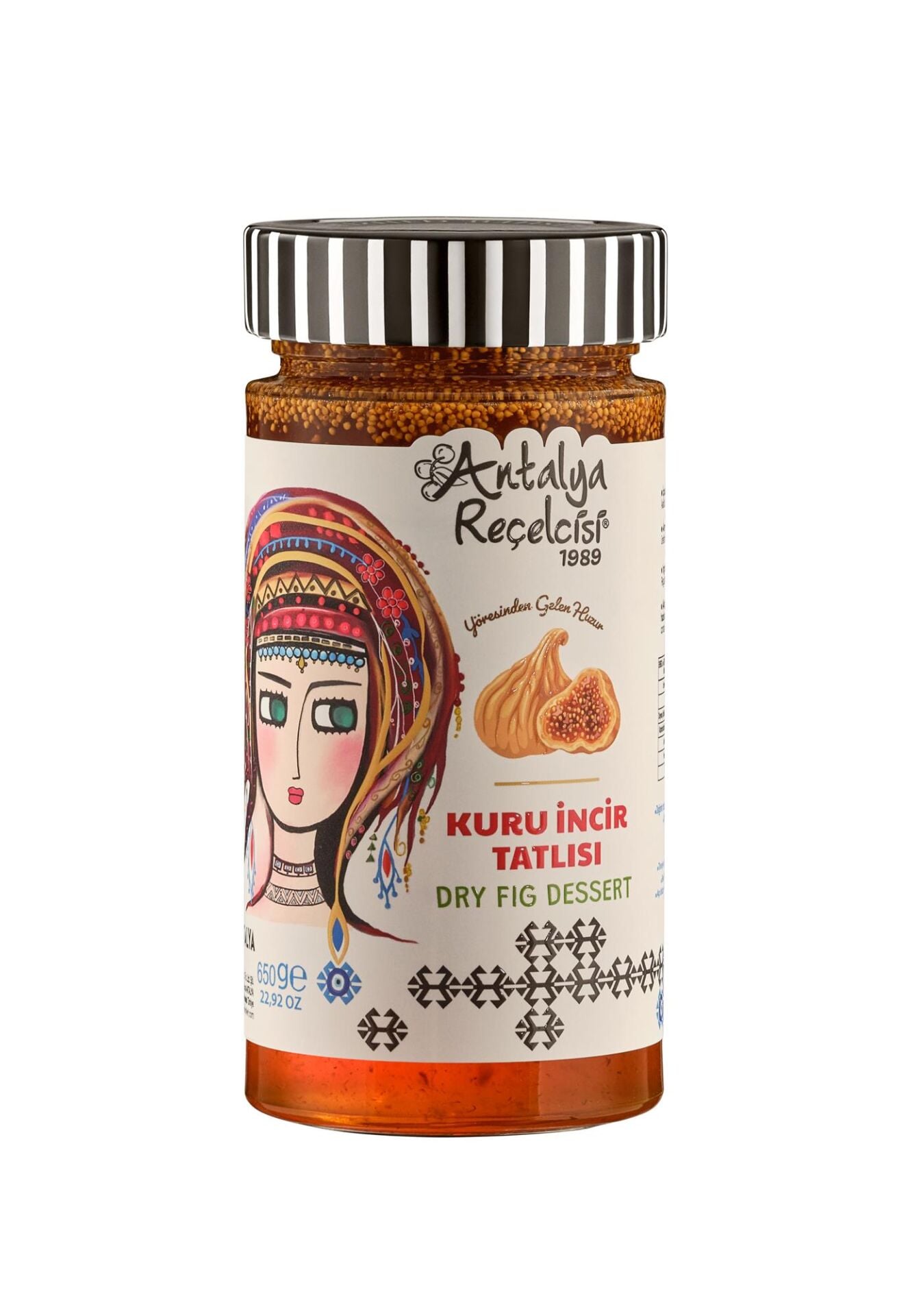 Antalya Reçelcisi Kuru İncir Tatlsı 650g Yörük Seri